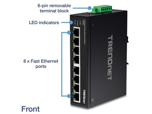 TRENDnet TI-E80 Ethernet Switch - Picture 2 of 9