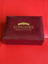 The World Most Honored Watch Longines, Time Capsule, Original Box Papers Art Dec