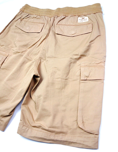NEW! POLO RALPH LAUREN SHORTS -S 32 KHAKI TAN UTILITY CARGO STRETCH -DRAWSTRING - Picture 4 of 11