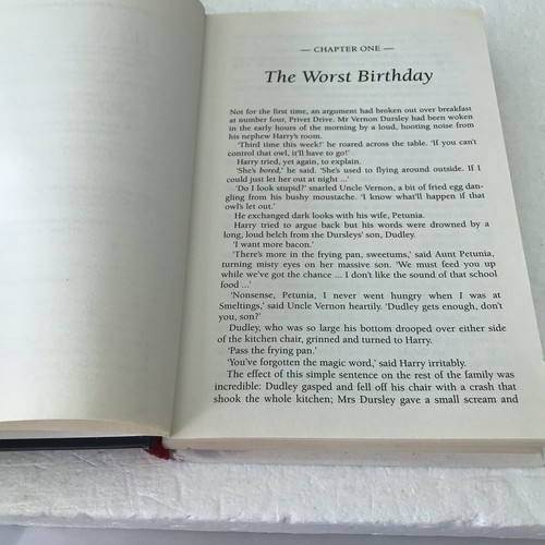 Harry Potter and the Chamber Of Secrets Hardcover 1st Edition 41st Print UK 90s - Picture 5 of 13
