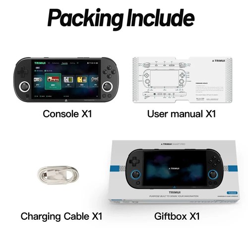Retro Video Game Console Trimui Smart Pro Handheld Game 4.96''IPS Screen Linux - Picture 16 of 18