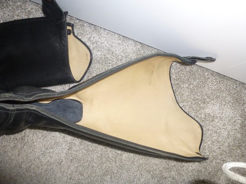 Rectiligne hohe Reitstiefel (Damen) - Größe 37 schwarzes Leder D61730 - Bild 9 von 21