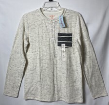 CAT  JACK Boy  s Long Sleeve Thermal Shirt Size XL 16 NWT