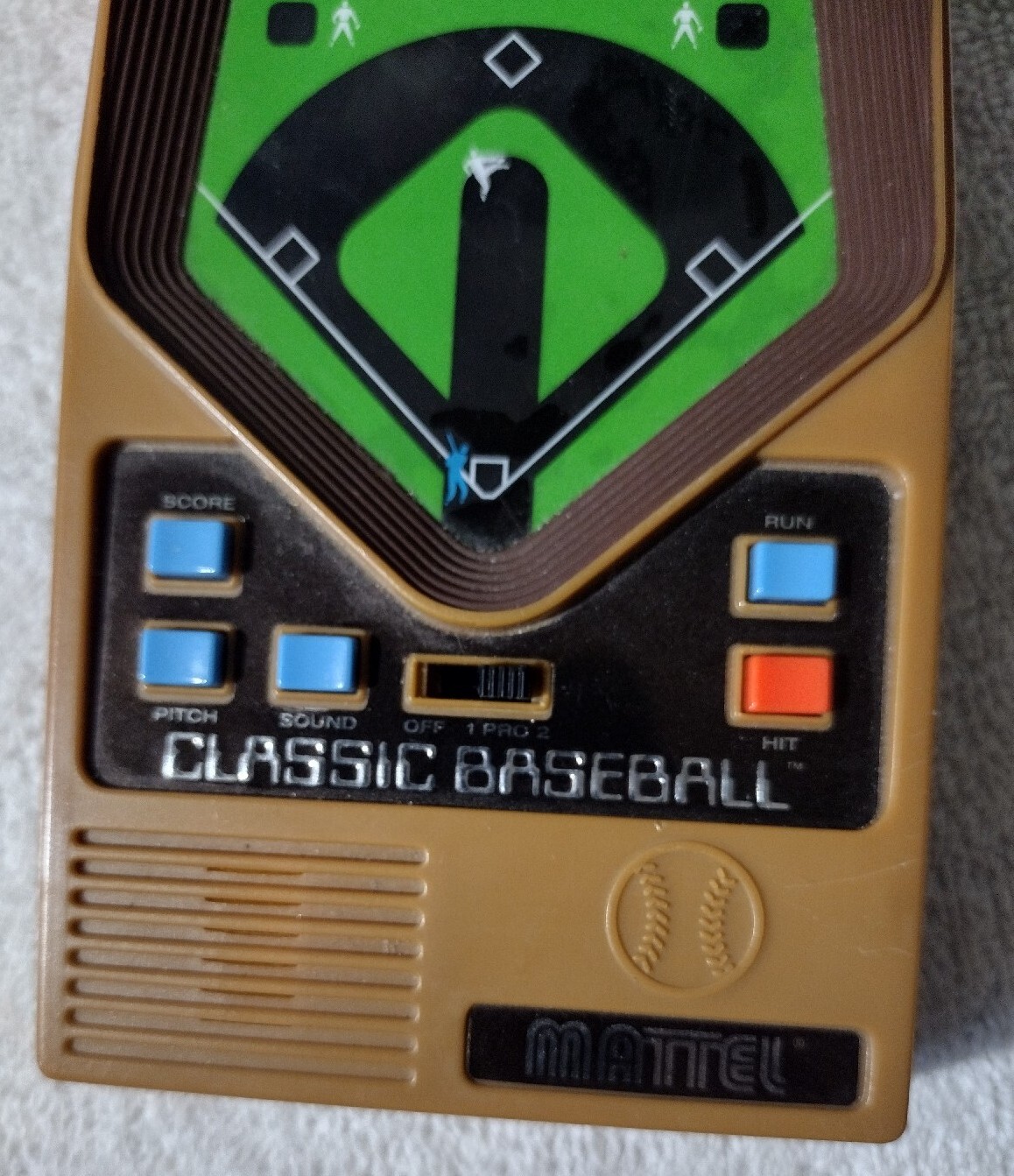 Handheld Baseball Vintage 2001 Mattel Classic Baseball Handheld Electronic Game Tested ...