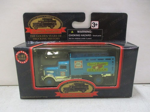 Golden Wheel Classic Memories Gute Laune Eiswagen blau 1/87