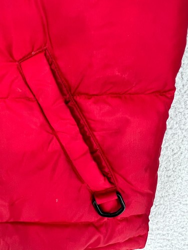 VTG Outdoor Exchange Men's Red Puffer Zip-Up Vest Size Medium - Picture 12 of 13