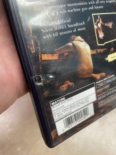 Silent Hill 3 (Sony PlayStation 2, 2003) PS2 Black Label Game NO MANUAL TESTED - Picture 7 of 12