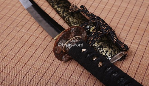 Osoraku-Zukuri T10 Clay Tempered Tanto Japanese Samurai Short Sword Choji Hamon - Bild 8 von 13