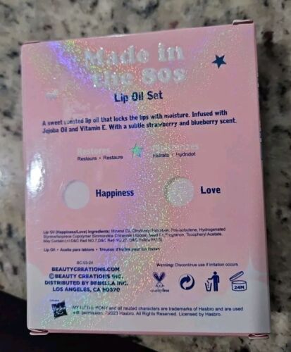 My Little Pony "Made In the 80's" Set de aceite para labios creaciones de belleza. LIBRE DE CRUELDAD ❤️ - Imagen 2 de 5