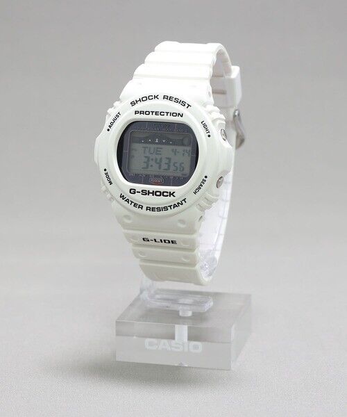 CASIO G-SHOCK G-LIDE GWX-5700CS-7JF White Solar Moon Tide CASIO G-SHOCK G-LIDE GWX-5700CS-7JF White Solar Moon Tide