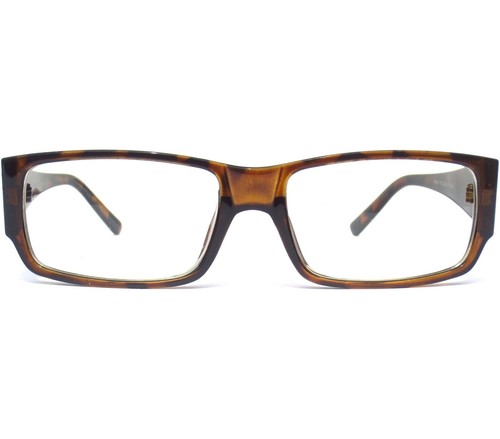 Classic Retro Style CLEAR LENS EYE GLASSES Polite Hipster Slim Nerd Rectangular - Picture 2 of 3