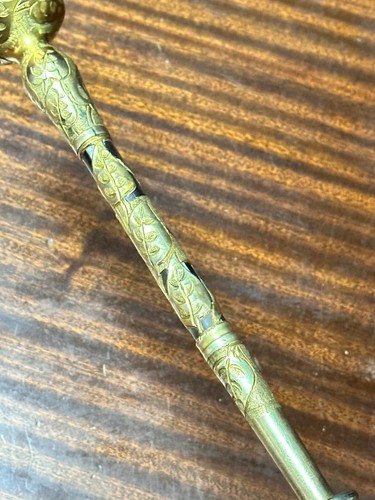 Antique Gold Plated Gentleman's Walking Stick - Picture 9 of 13