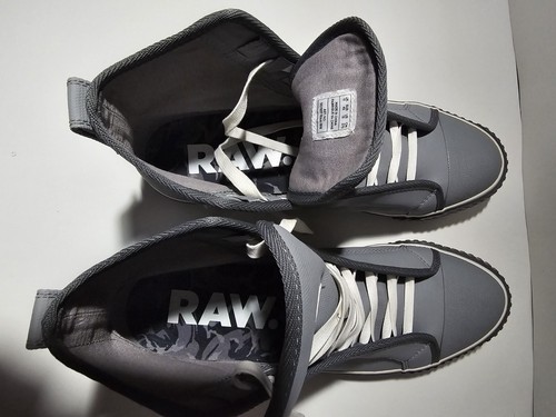 G Star Raw Scuba Reflective Mid Sneakers Size 12 - Picture 13 of 14