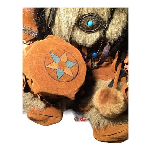 Cathay Native American Doll Number 269 of 5000 Includes Cert of Authenticity - Foto 6 di 12
