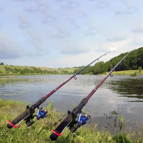 2Pack Fishing Rod Holders for Bank Fishing Fishing Pole Holders for Ground 360 - Picture 5 of 7