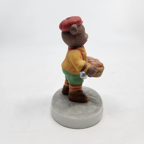 1994 Bronson Collectibles Nursery Rhyme Bears Hot Cross Buns 3" Figure Pre-owned - Picture 4 of 8