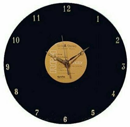 Elvis Presley - Orologio da parete LP in vinile di (album compilation) Rock Clock - Foto 4 di 15