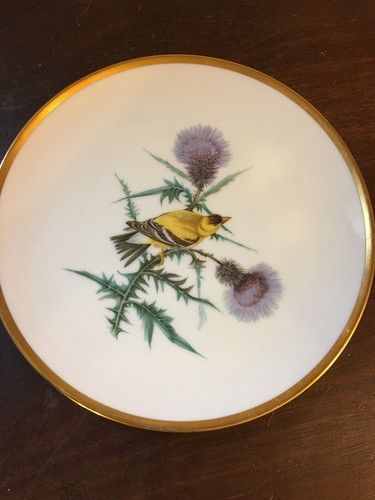 Lot of 3 Bird Plate, Lorenz HR Germany, Finch, Warbler, Cardinal - Picture 9 of 12