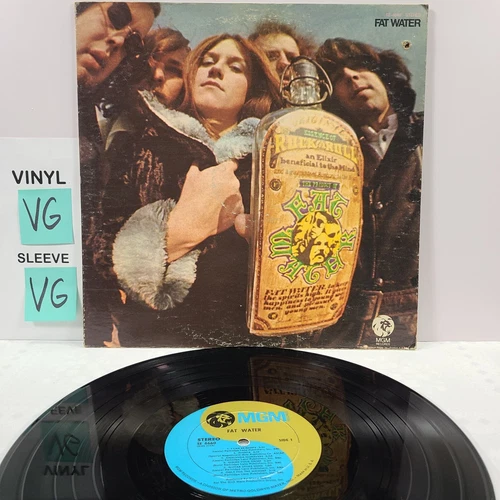 Fat Water Self Titled LP MGM 1969 VG Vinyl Rare Psych Country Rock #X34