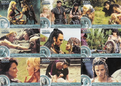 XENA WARRIOR PRINCESS STAFFEL 6 2001 RITTENHOUSE BASISKARTENSET 72 TV - Bild 4 von 6