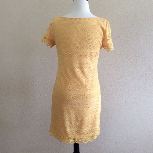 London Times Women's Dress Size 4 Color Yellow - Picture 7 of 10