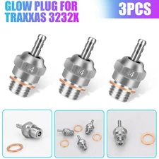 3PC N4 Glow Plug For HSP 70117 Vertex SH Nitro Engine Parts 1/10 1/8 RC Car