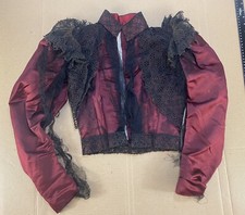 MILITARY INFLUENCED VICTORIAN 19TH C JACKET Dress Coat Formal PUFF SLEEVES Vtg