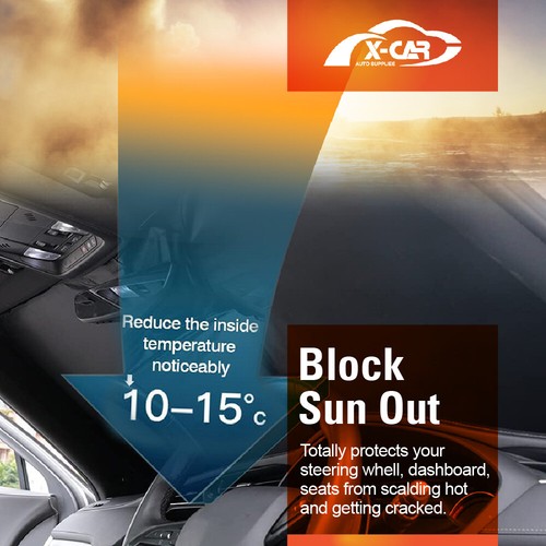 Car Windscreen Sun Shade for Lexus UX Series 2019-Onward Foldable UV Block Visor - Foto 5 di 7