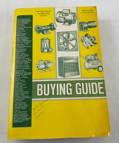 Electrical Products Buying Guide Vintage 1979 Dayton Catalog, Home Farm Industry