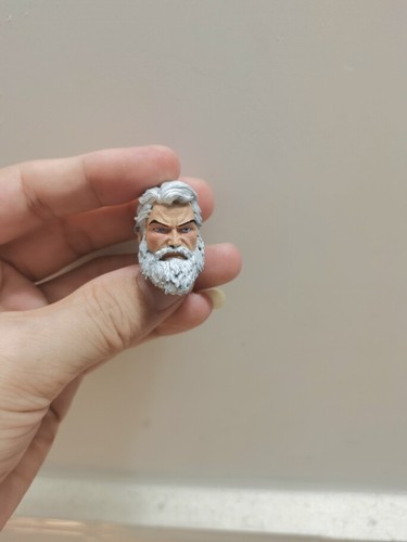 Figura de acción 1/12 White Hair Man Merciliess Head apta para cuatro jinetes de 6" - Imagen 3 de 8