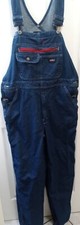 Dickies Men  s Blue Denim Vintage Bib Overalls Sz SR S Workwear Carpenter Farmer