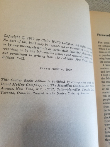 Antiques-How to identify, buy, sell, refinish & care for them, 10th Print 1972PB - Picture 6 of 9