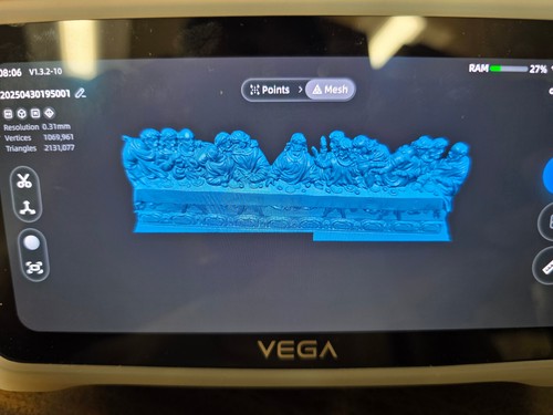 Einstar VEGA 3D Scanner (Titanium Gray) Wireless, Dual Tech, Case & Accessories - Picture 3 of 11