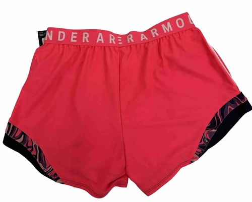 Under Armour Women's Médium Play Up Shorts 3.0  Trico Pink Shock New - Picture 3 of 13