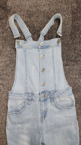 YMI Girl Stretch Denim Ripped Jeans Overalls - Picture 3 of 8