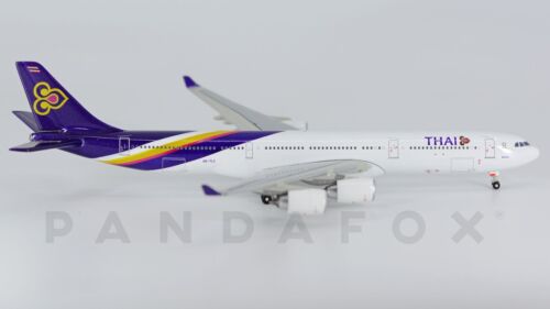 Thai Airways Airbus A340-500 HS-TLA GeminiJets GJTHA590B Scale 1:400 RARE - Picture 2 of 3