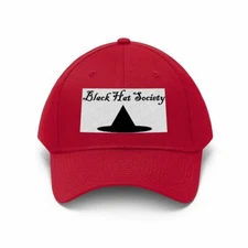 Black Hat Society Unisex Twill Hat