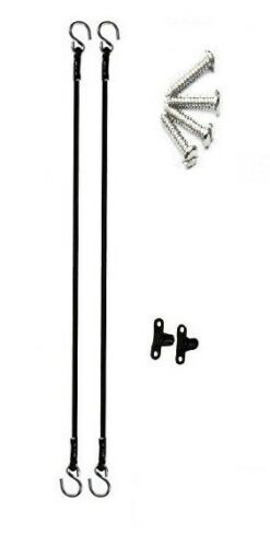 TWIN Double End Bag Floor to Ceiling Ball Punch Bag With Ropes Hooks + Anchor DB - Picture 21 of 22
