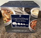 New In Box CorningWare French White 12 Piece Bakeware Set Dishes & Lids