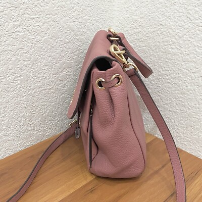MICHAEL KORS Riley Small Flap Drawstring Pebbled Leather  display picture 3