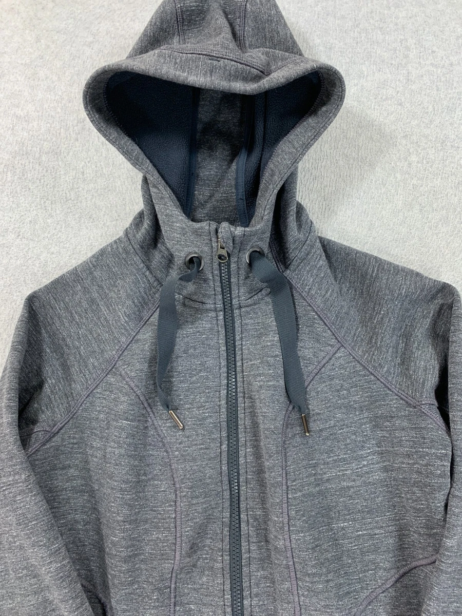 Athleta Polyester Cotton Full Zip Athletic Fit Hoodie Jacket