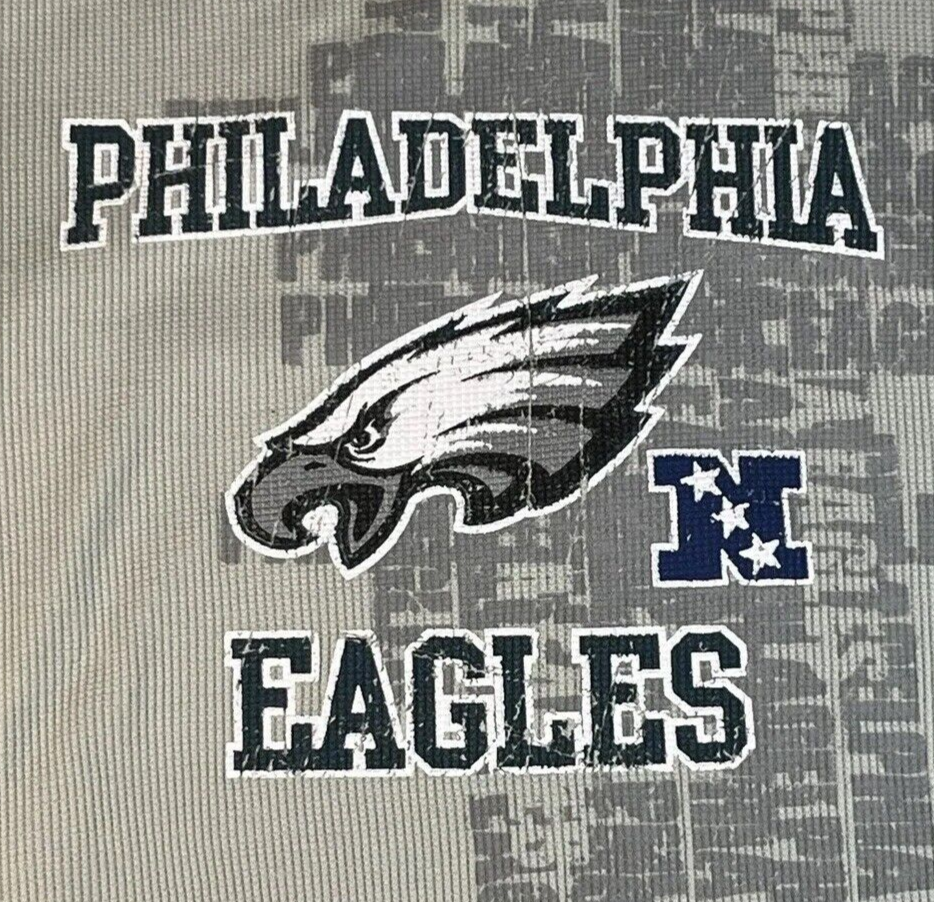 Philadelphia Eagles Reversible Shirt Thermal Light Green/Beige 2XL 24