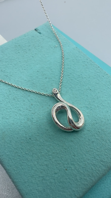 Tiffany & Co. Elsa Peretti ネックレス チェーン Tiffany & Co. 925 Silver Elsa Peretti Diamond Snake 18