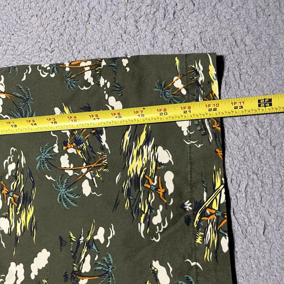 Pantalones Cortos Vintage Old Navy Para Hombres 38 Hawaianos Militar Excedente Estampado Completo Algodón Foto 3 de 4