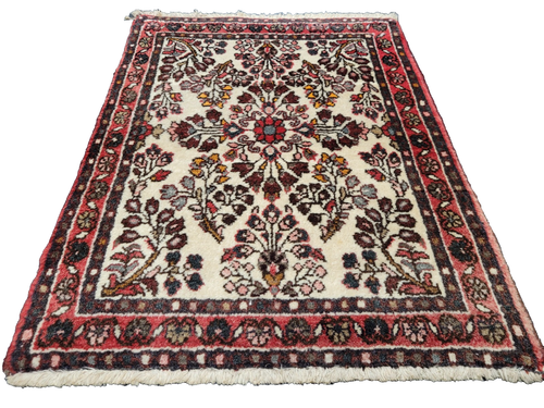 Edler Handgeknüpfter Orientteppich Sarough 80x60 cm rug carpet