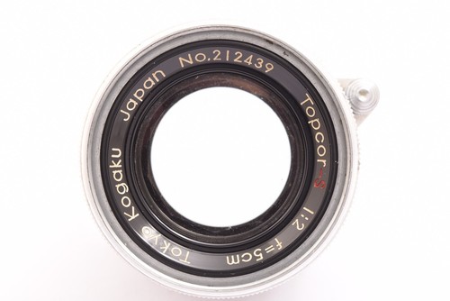 Tokyo Kogaku Topcor-S lens 50mm/F2 39mm LTM #212439 kjm 158-147-4 250418 - Picture 5 of 6