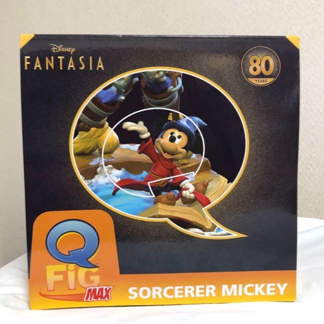 Q-Fig Max Sorcerer Mickey フィギュア 80周年記念 Q-Fig Max Sorcerer Mickey Figure 80th Anniversary Mint