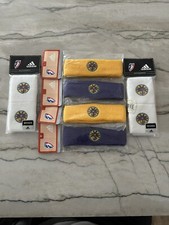 NEW Los Angeles Sparks WNBA Adidas Womens Wristbands 2 Packs & Headbands 4 Packs