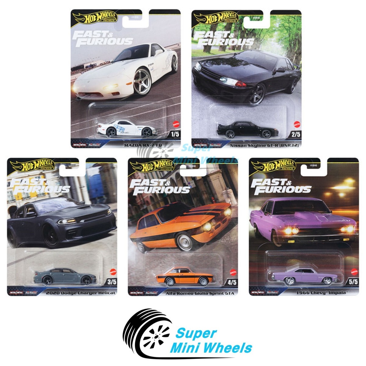 Hot Wheels PREMIUM 25台set Hot Wheels FAST & FURIOUS 2025 MIX 1 PREMIUM SET NISSAN370Z