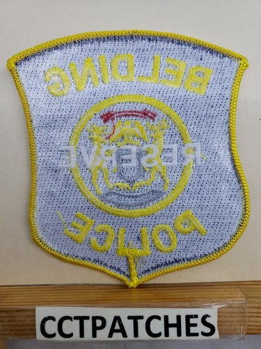 BELDING, MICHIGAN RESERVE POLICE SHOULDER PATCH MI - Picture 2 of 2